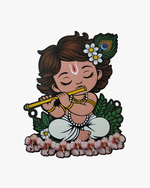 Baby Krishna MDF Wooden Key Holder wall mounted decorative key organizer for home entrance