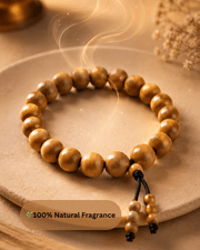 Natural sandalwood Chandan bracelet handcrafted for men and women