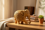Wooden Elephant with Design Product Image